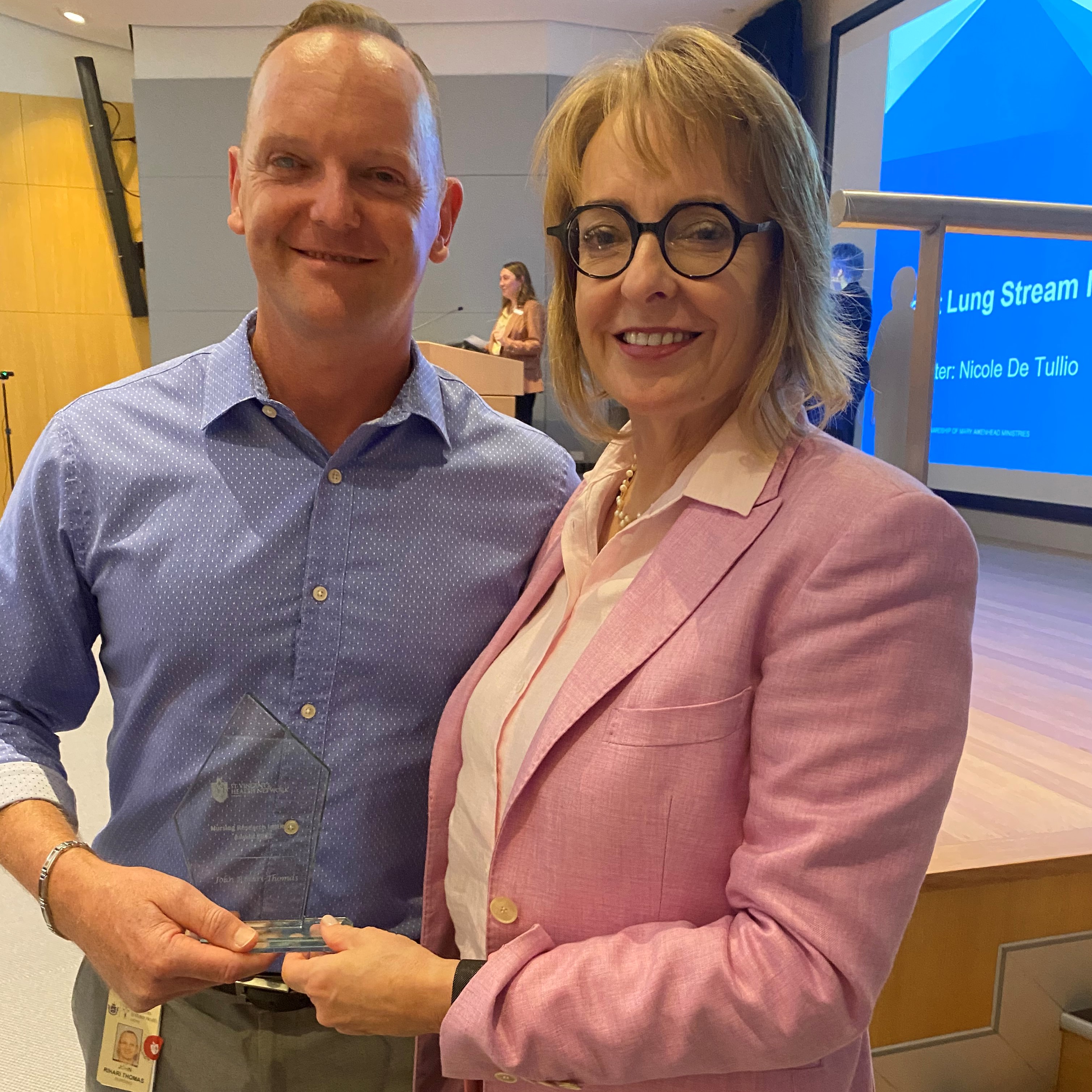 George Rihari 2021 St Vincent's Nursing Awards - St Vincent's Hospital Sydney